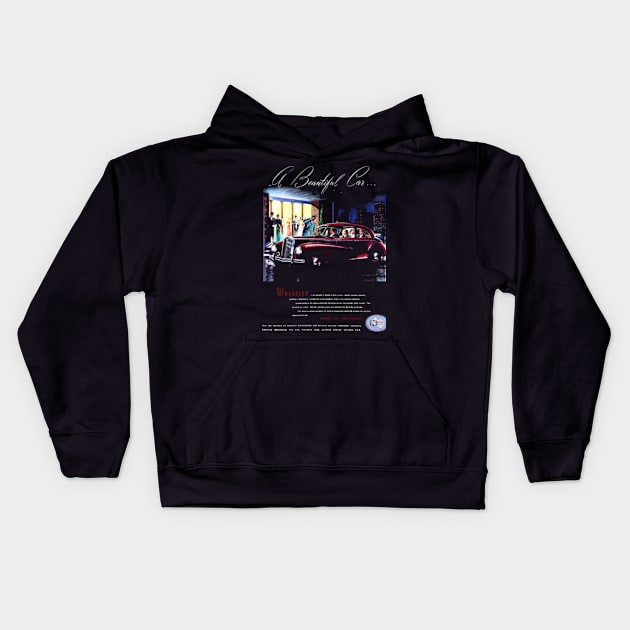 WOLSELEY 4-50 - advert Kids Hoodie by Throwback Motors